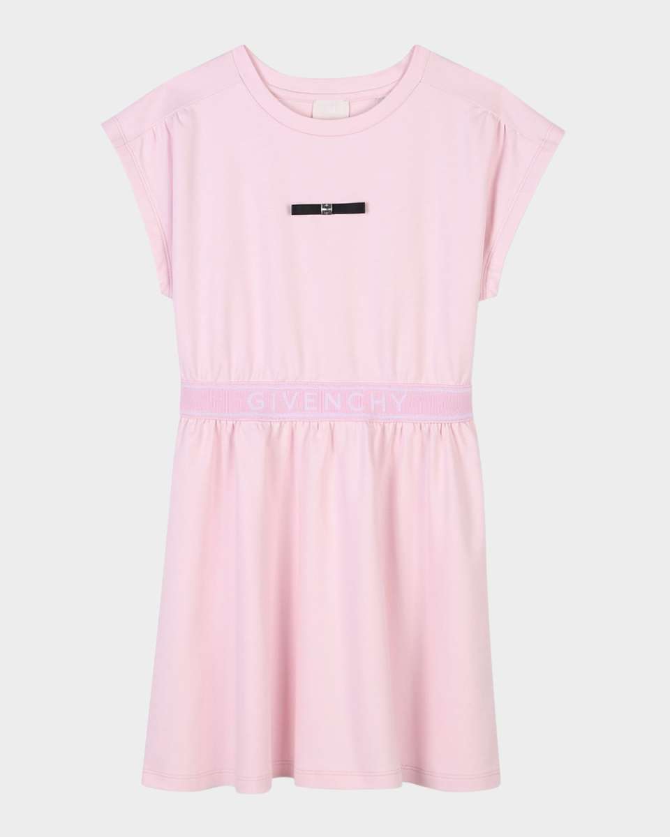 Girl's Logo Waistband Dress, Size 8-
